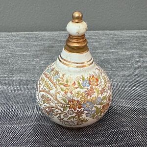 Vintage Venus Perfume Bottle Empty Pallini Attiki Greece Enameled Cloissone